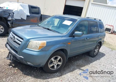 2007 Honda Pilot Ex from USA, damaged, VIN 5FNYF28467B034900